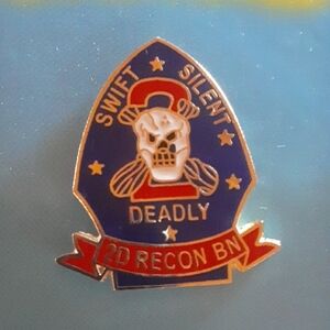 Blue and Red 2D Recon BN Pin